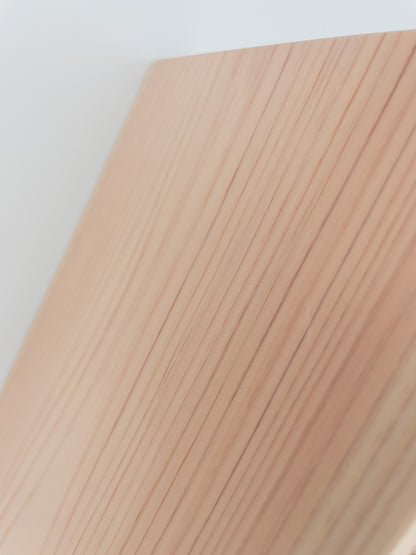 raikou handmade natural hinoki wood cutting board macro