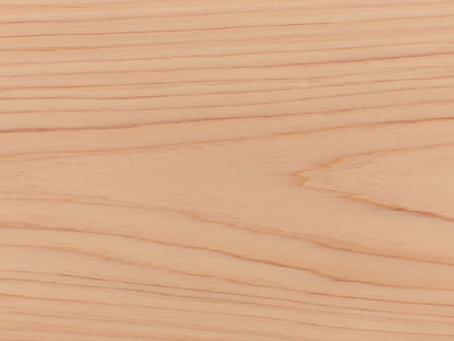 raikou handmade natural hinoki wood cutting board wood grain overview